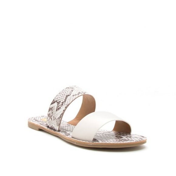 Fun in the Sun Snake Skin Sandals - Picture 2 of 2